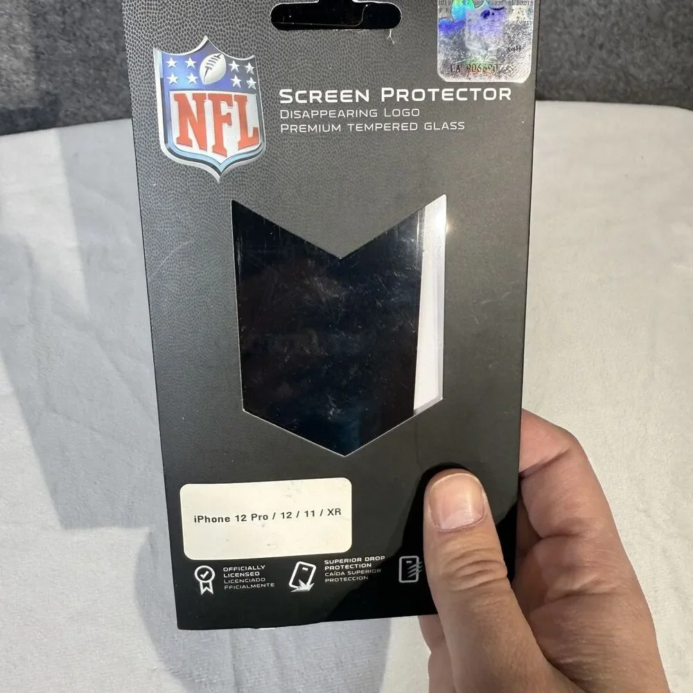 NFL Logo Screen Protector Premium Glass Dallas Cowboys iPhone 12 Pro NEW‎